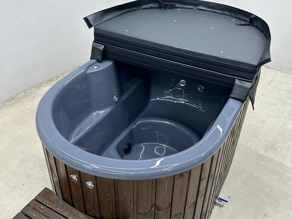 VAKANTIE GELD ACTIE   luxe hottub 2 persoons, Verzenden, Zo goed als nieuw, Trap