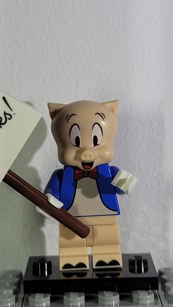 LEGO Minifigure-Porgy Pig-In zeer goede staat, Kinderen en Baby's, Speelgoed | Duplo en Lego, Ophalen of Verzenden, Zo goed als nieuw