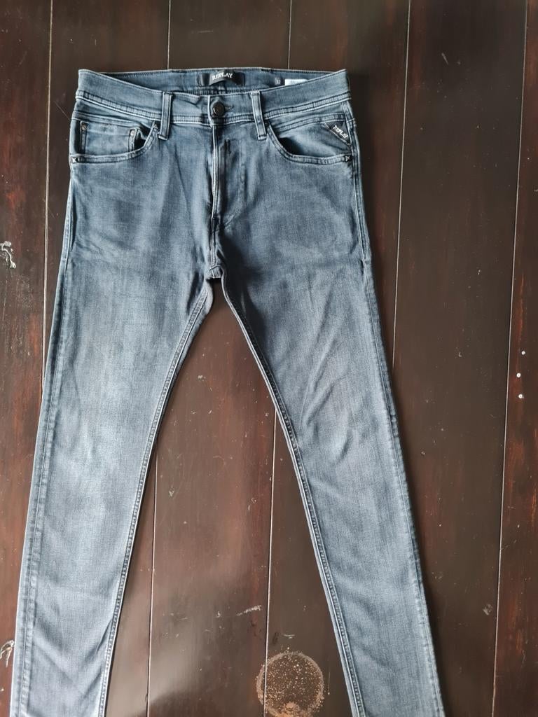 REPLAY JONDRILL SLIM SKINNY STRETCH JEANS SIZE 32/32!, Blauw, W32 (confectie 46) of kleiner, Ophalen of Verzenden, Zo goed als nieuw