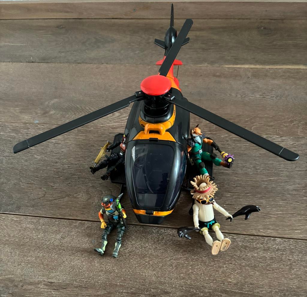 Fortnite Helikopter met Actiefiguren, Ophalen, Zo goed als nieuw