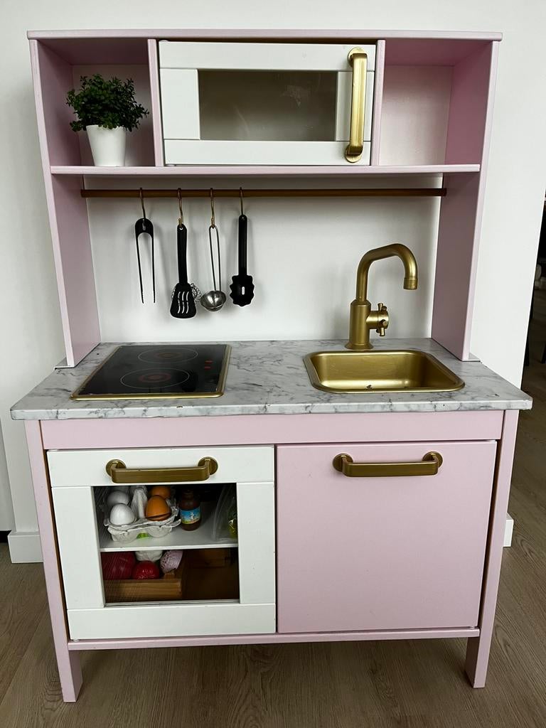 Gepimpt Ikea keukentje met toebehoren, Ophalen, Gebruikt, Hout, Speelkeuken