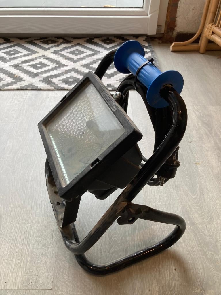 Bouwlamp Eurolux R7s Halogeen 300 Watt IP54, Doe-het-zelf en Verbouw, Bouwverlichting, Gebruikt, Met statief, Ophalen of Verzenden