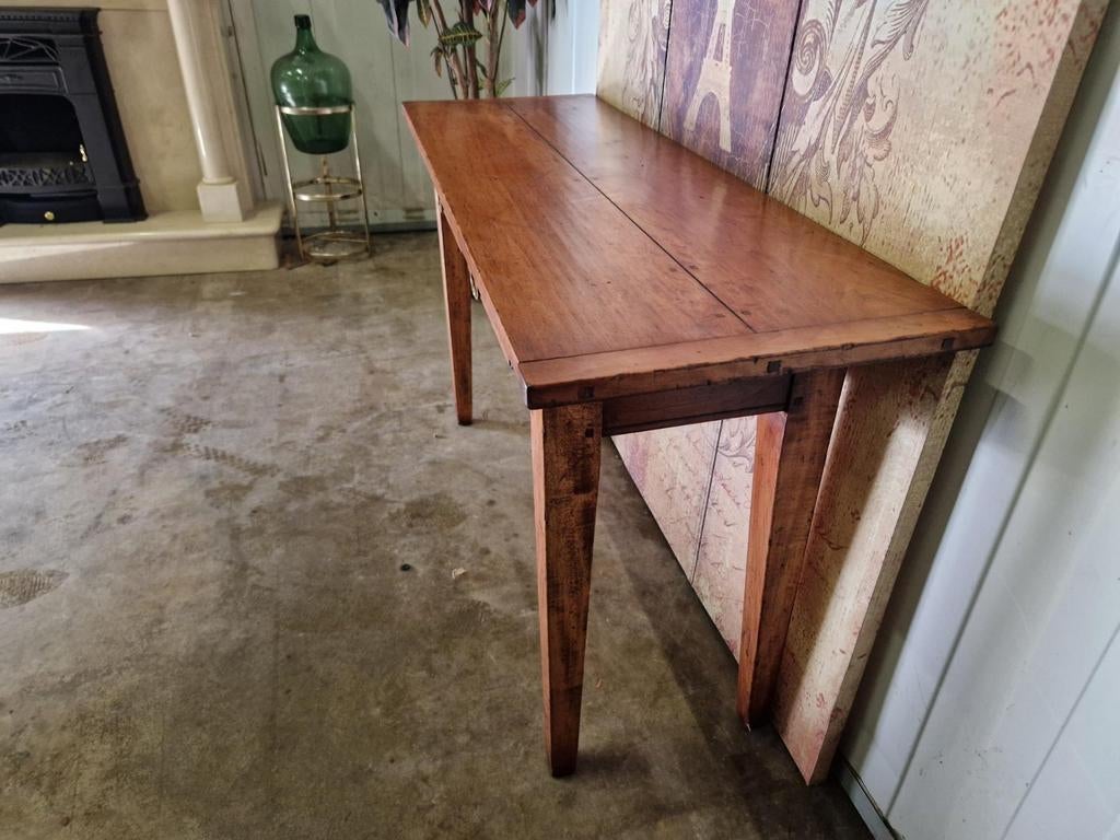 Klassiek Engels-country sidetable, wandconsole, haltafel, 100 tot 150 cm, Ophalen of Verzenden, Zo goed als nieuw, 25 tot 50 cm