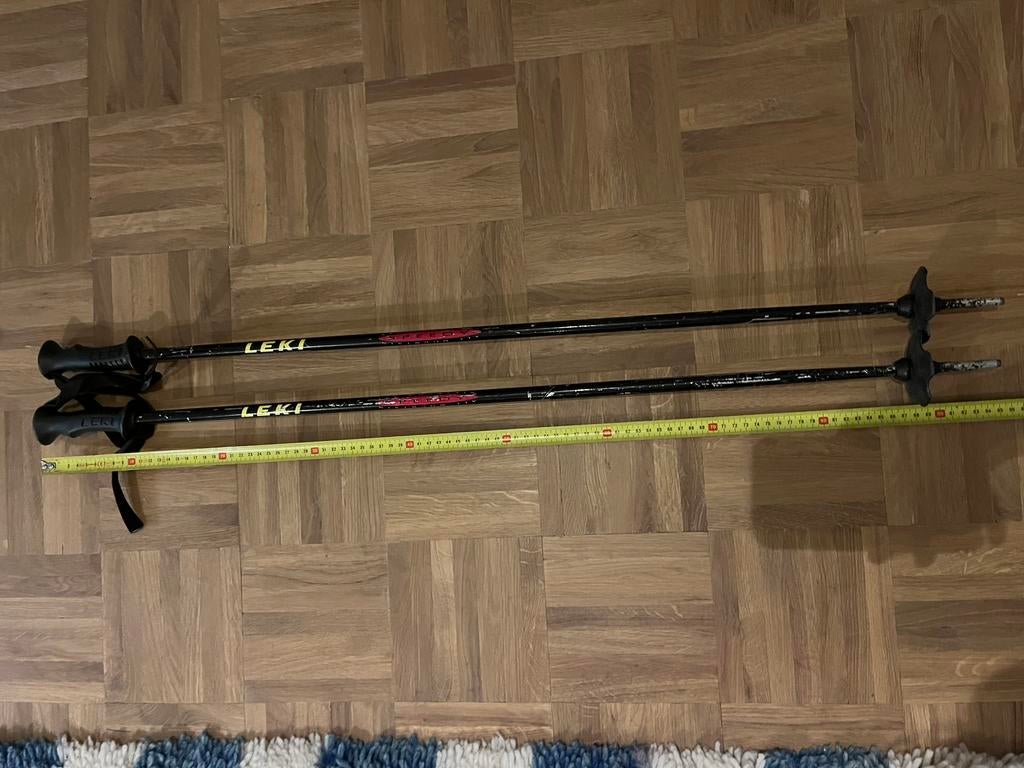 Skistokken Leki 95cm, Sport en Fitness, Skiën en Langlaufen, Ophalen, 100 tot 140 cm, Stokken, Overige merken