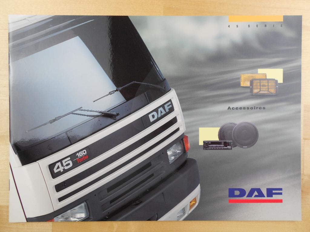 DAF 45 Accessoires Brochure ca 1994 – NL, Ophalen of Verzenden, Zo goed als nieuw, Overige merken, DAF