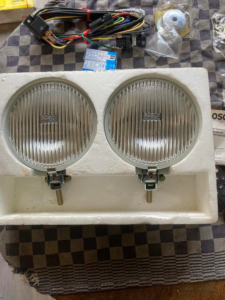 Oldtimer 1 Set Bosch witte mistlampen type Touring 160 mm, Ophalen of Verzenden, Nieuw