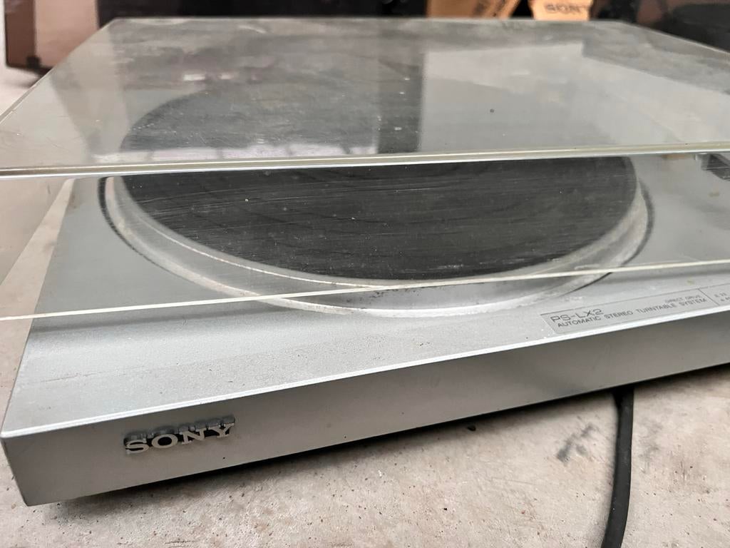 Sony PS-LX2 Platenspeler - Goed Onderhouden, Gebruikt, Automatisch, Ophalen of Verzenden, Platenspeler