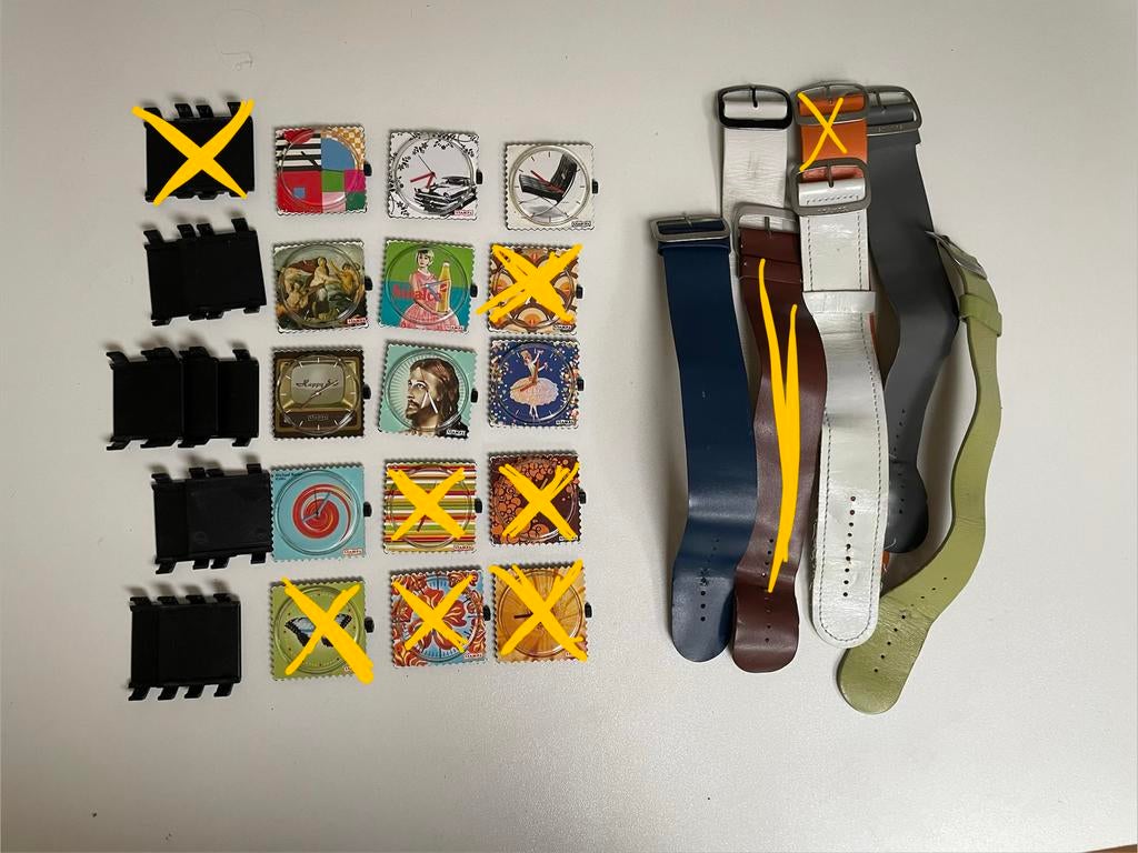 Stamps Horloges + Bandjes! Mogen weg voor weinig!, Overige merken, Kunststof, Polshorloge, Ophalen of Verzenden