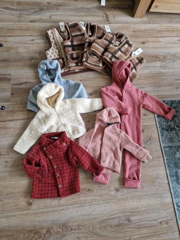 Wollen jassen/bodywarmers Disana, Alwero, Huttelihut, Joha,, Kinderen en Baby's, Ophalen of Verzenden, Gebruikt, Diverse merken
