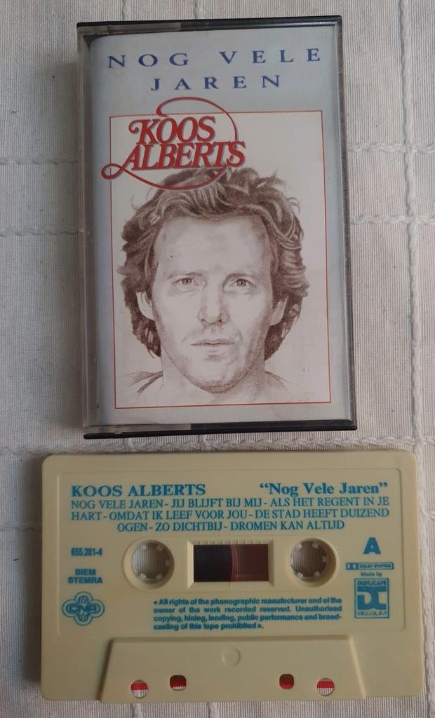 Cassettebandje Koos Alberts - Nog vele jaren, Cd's en Dvd's, Cassettebandjes, Verzenden, Nederlandstalig, 1 bandje, Voorbespeeld