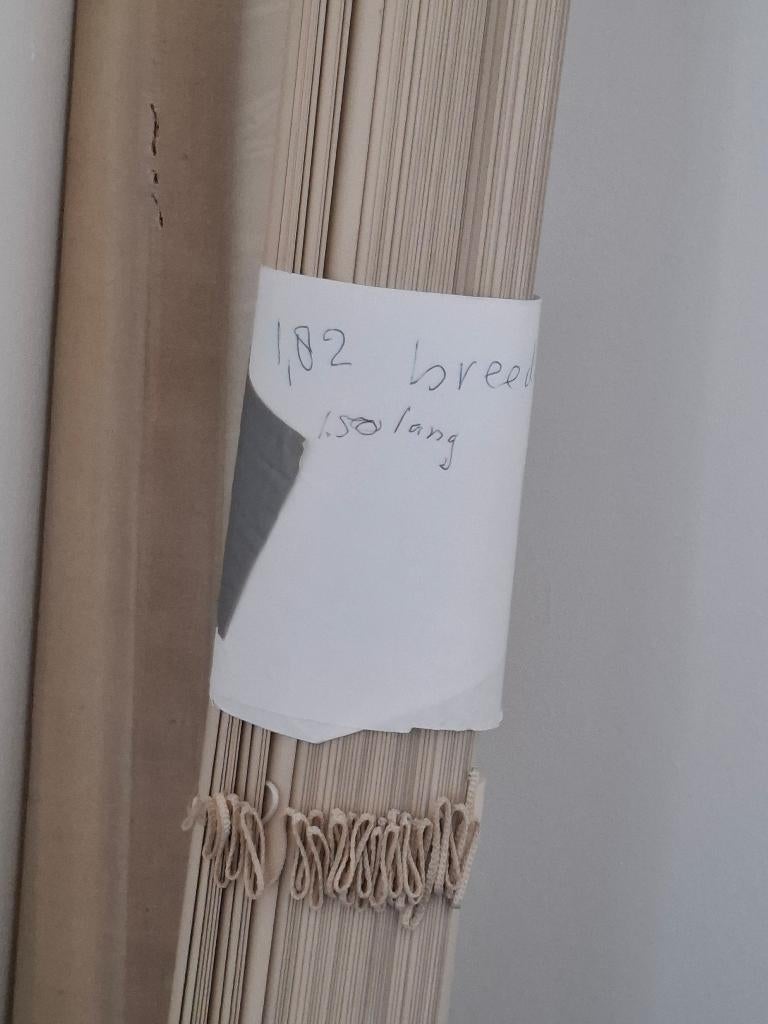 Mooie Beige luxaflex 1.82 br x 1.50 lang 75€, Huis en Inrichting, Ophalen, Gebruikt, 150 tot 200 cm, Modern