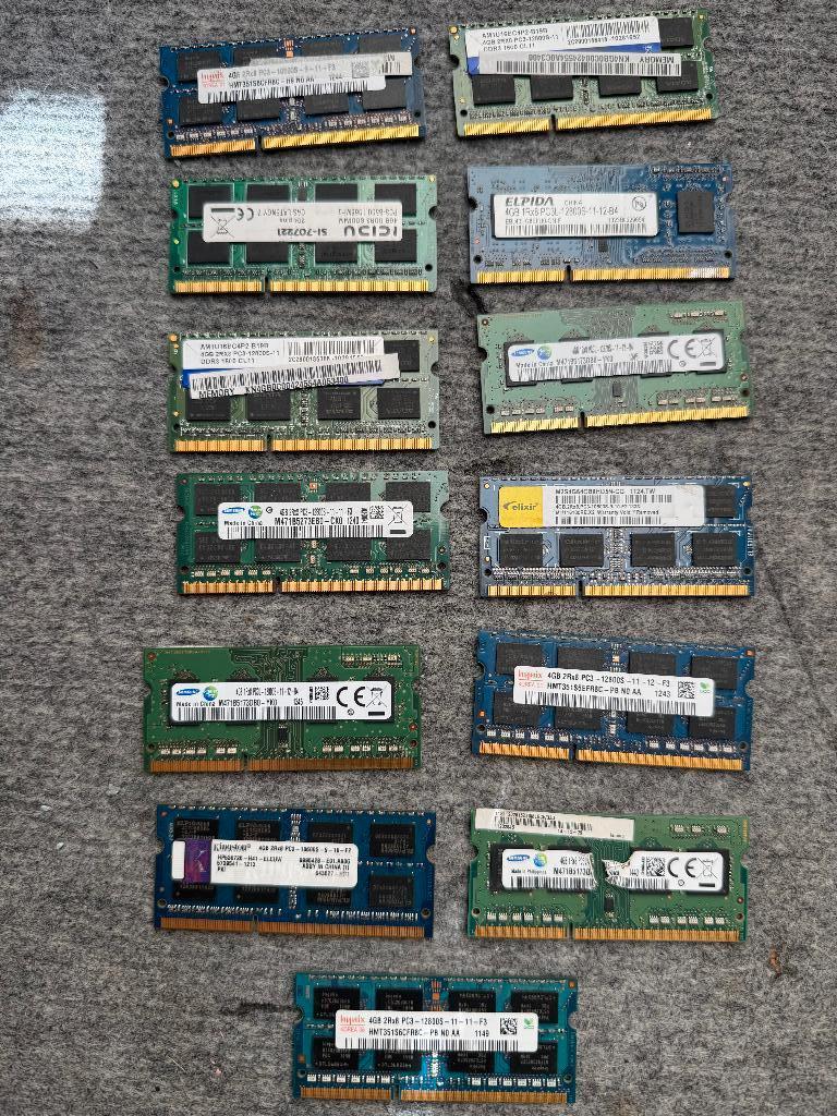 RAM PC3 12800S  4GB, KINGSTONY, KINGSTONY, DDR3, Ophalen of Verzenden