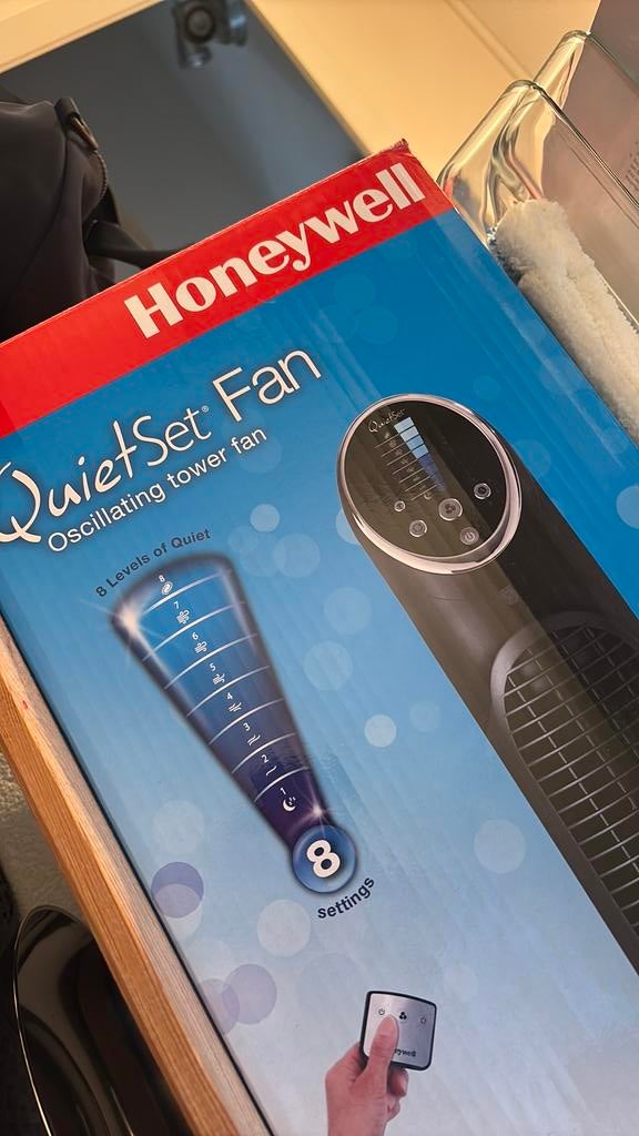 Honeywell Quietset fan (hyf290e), Ophalen of Verzenden, Zo goed als nieuw, Torenventilator