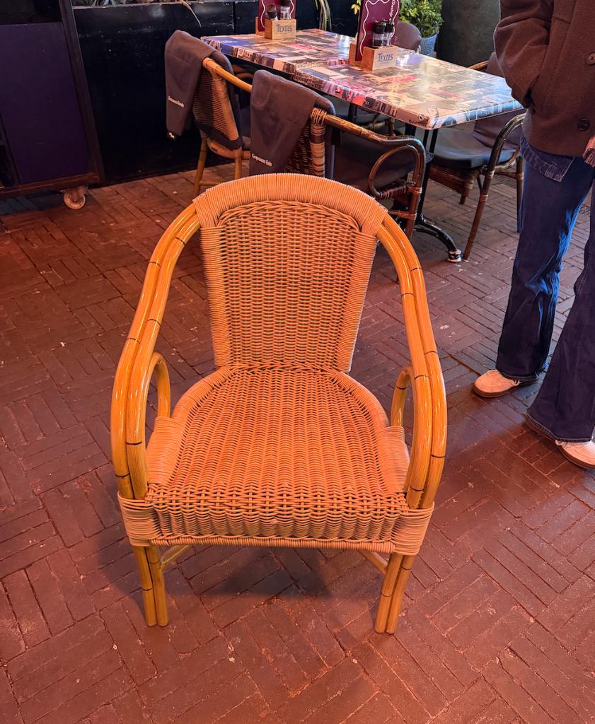 Horeca terrasstoelen, Ophalen, Kunststof, Gebruikt, Bruin