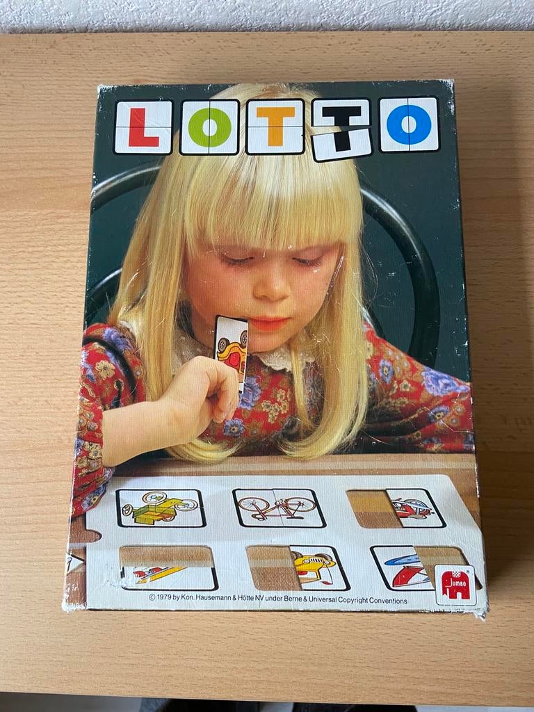 Leuk vintage lotto spel van Jumbo., Hobby en Vrije tijd, Ophalen of Verzenden, Gebruikt