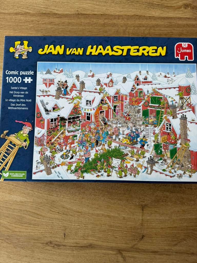 Jan van Haasteren- het dorp vd kerstman, Ophalen of Verzenden, 500 t/m 1500 stukjes, Zo goed als nieuw