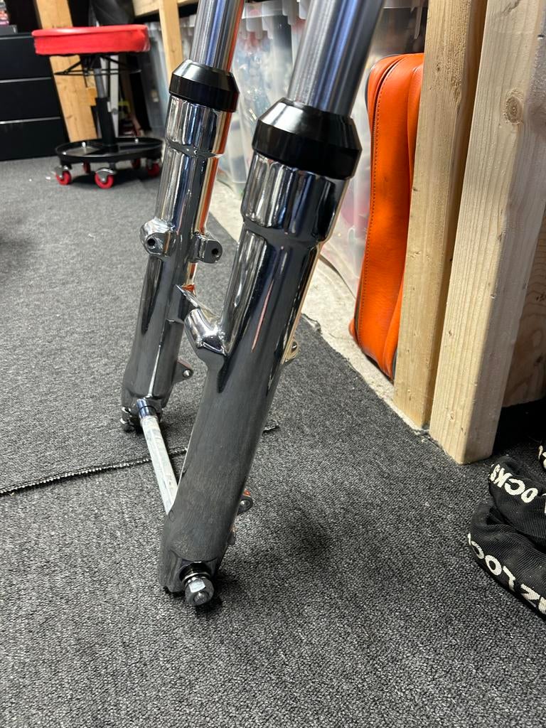 Wide Glide Voorvork Shovelhead - Topstaat!, Motoren, Onderdelen | Overige, Gebruikt, Ophalen