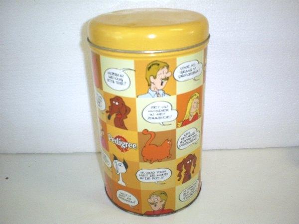 Jan Jans en de kinderen - leuk Pedigree blik / bewaarbus, Verzamelen, Ophalen of Verzenden, Zo goed als nieuw, Overige, Overige merken