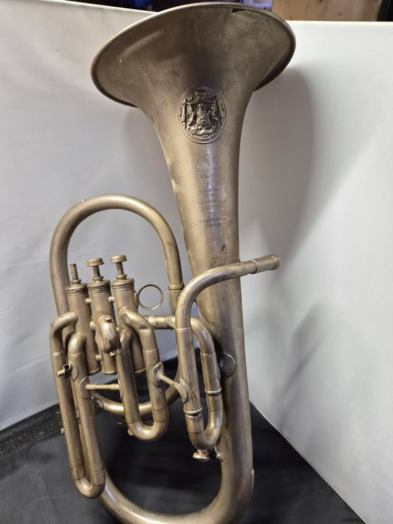 Antiek C. Mahillon Blaasinstrument - Uniek!, Muziek en Instrumenten, Blaasinstrumenten | Overige, Gebruikt, C. Mahillon, Ophalen of Verzenden