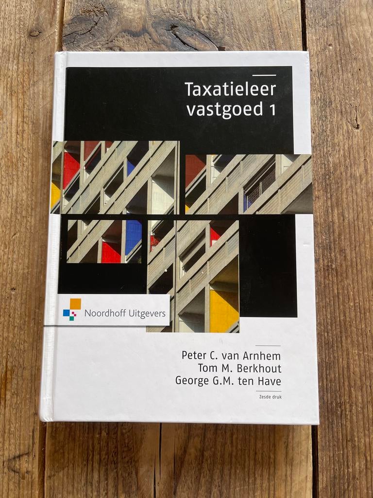 Taxatieleer Vastgoed 1 - Zesde Druk, Boeken, Ophalen of Verzenden, Beta, Gelezen, HBO