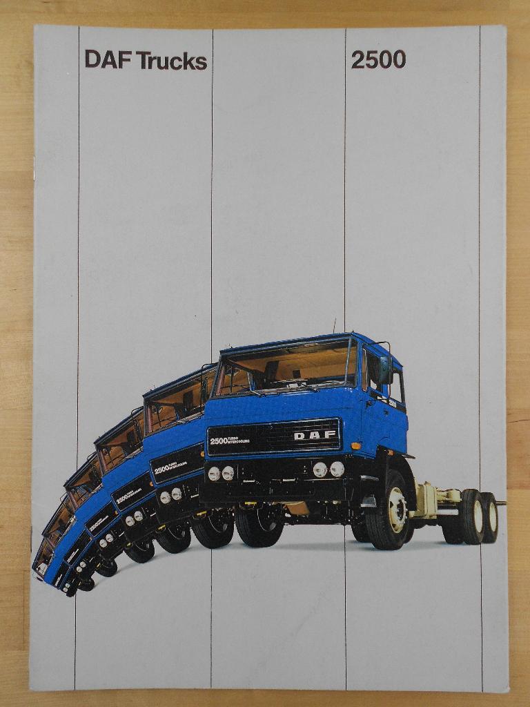 DAF 2500 Brochure ca 1982, Ophalen of Verzenden, Zo goed als nieuw, Overige merken, DAF