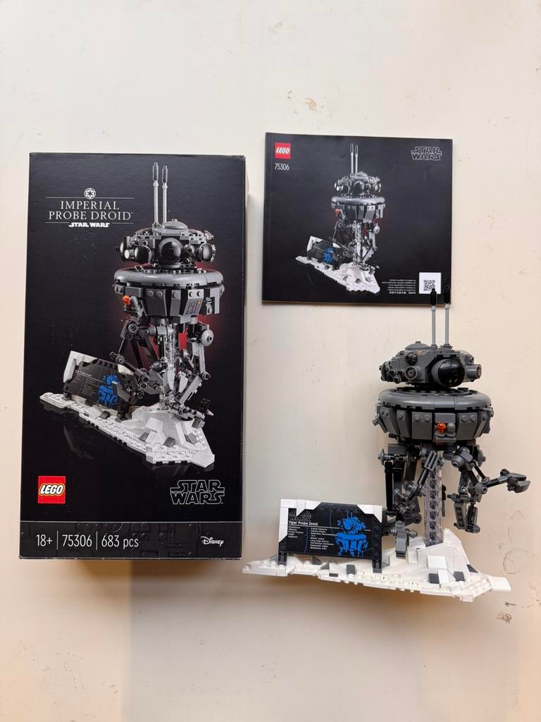 Lego Star Wars 75306 Impirial Probe Droid, Verzenden, Zo goed als nieuw, Complete set, Lego