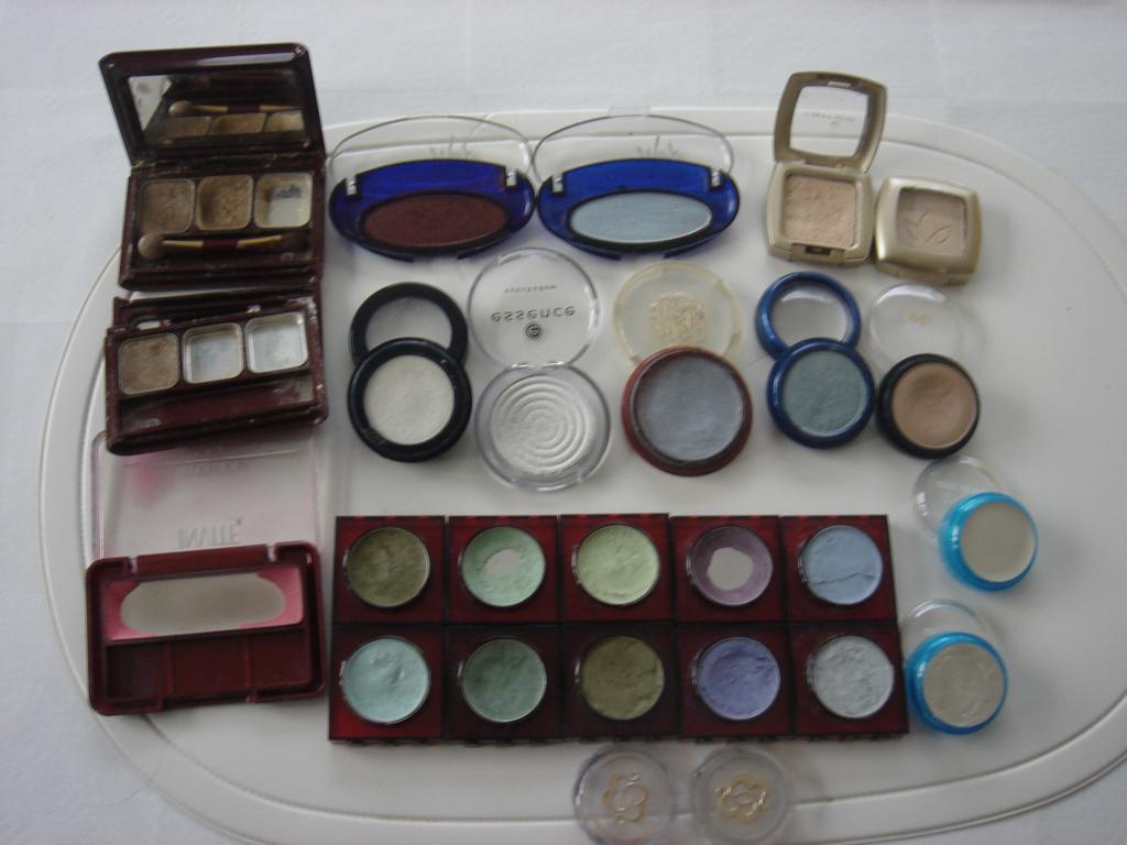 Restanten oogschaduw diverse merken, Sieraden, Tassen en Uiterlijk, Uiterlijk | Cosmetica en Make-up, Gebruikt, Ophalen of Verzenden