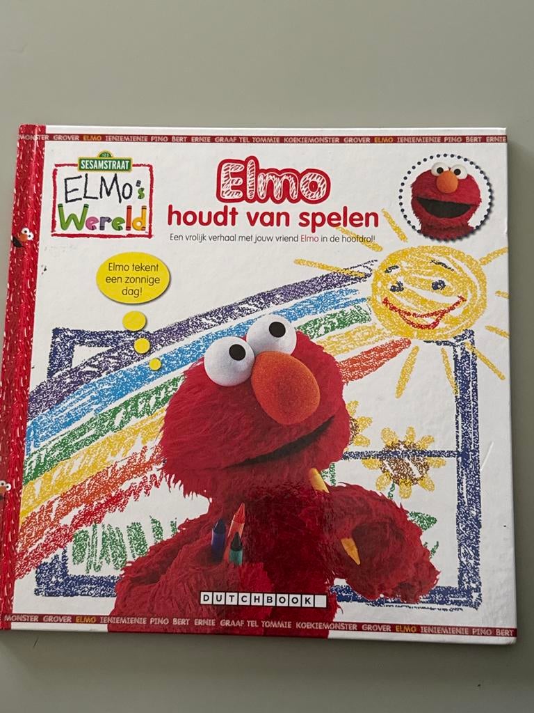 Elmo houdt van spelen - Sesamstraat boek, Ophalen, Gelezen, 2 tot 3 jaar