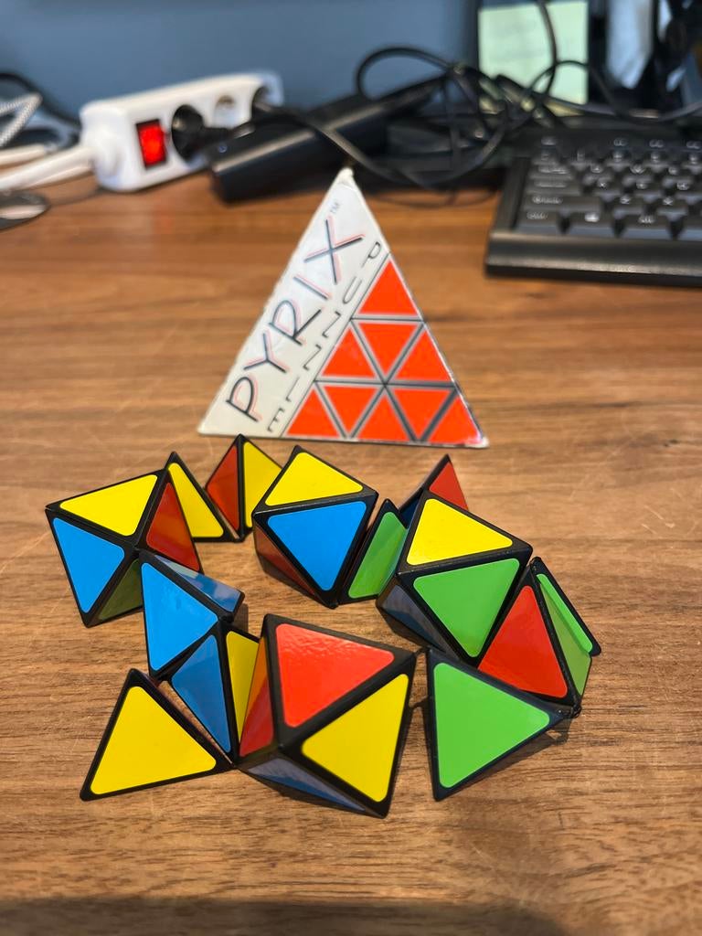 Vintage Pyrix Puzzel, Ophalen of Verzenden, Gebruikt