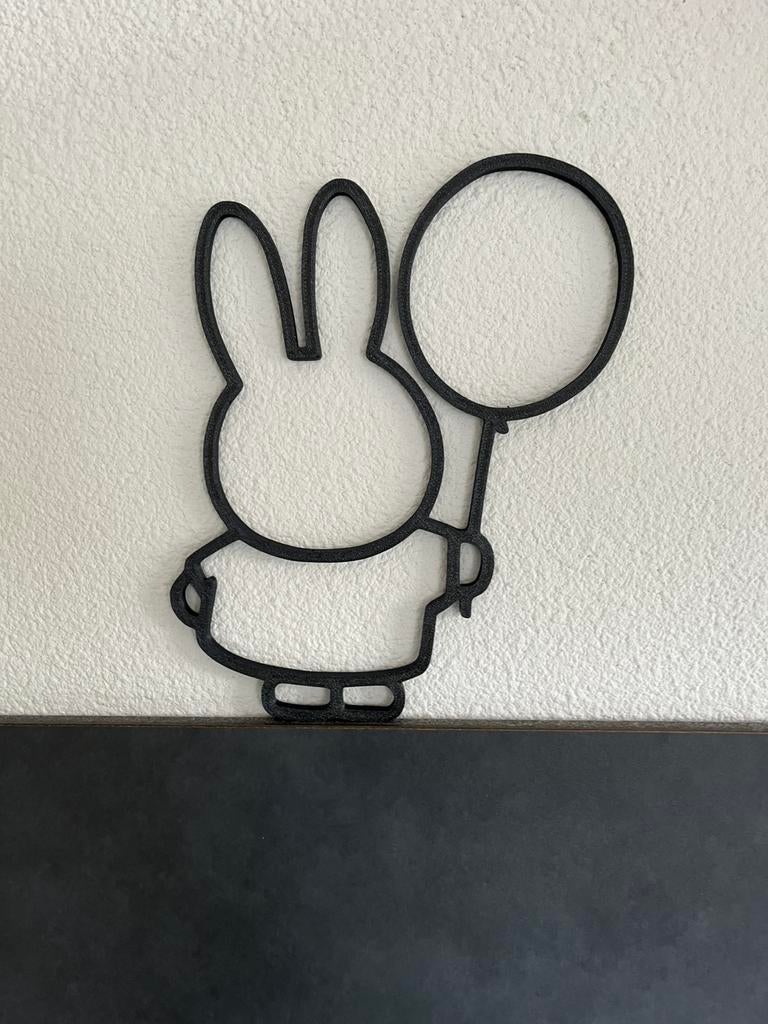 Leuke, nieuwe Nijntje met ballon- wanddecoratie, Ophalen of Verzenden, Nieuw