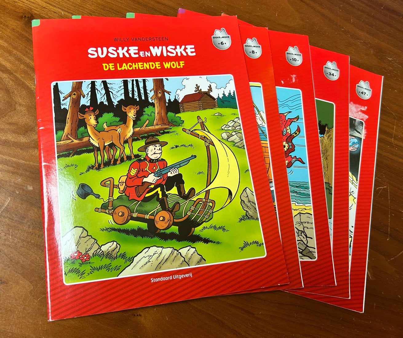 Suske en Wiske stripboeken - 5 stuks ism Het Laatste Nieuws, Meerdere stripboeken, Ophalen of Verzenden, Gelezen