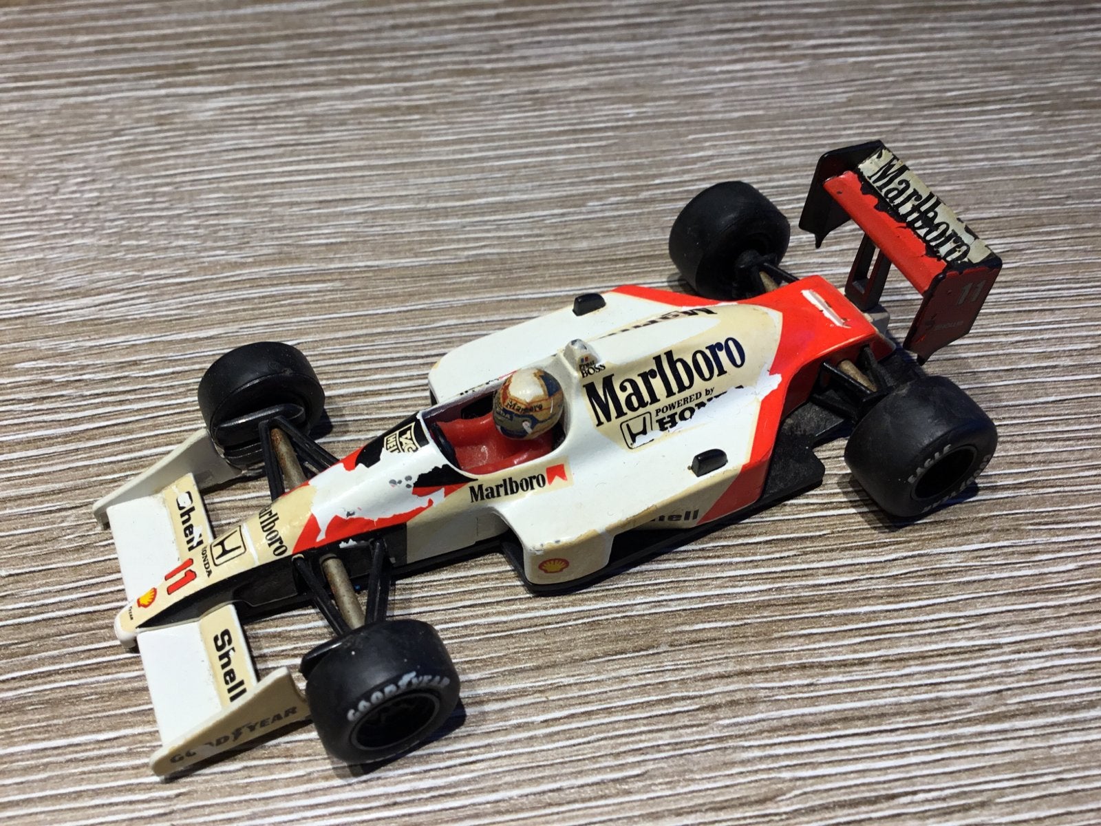 Onyx McLaren Honda MP4/6 F1 modelauto 1/43 Zeldzaam, Ophalen of Verzenden, Gebruikt