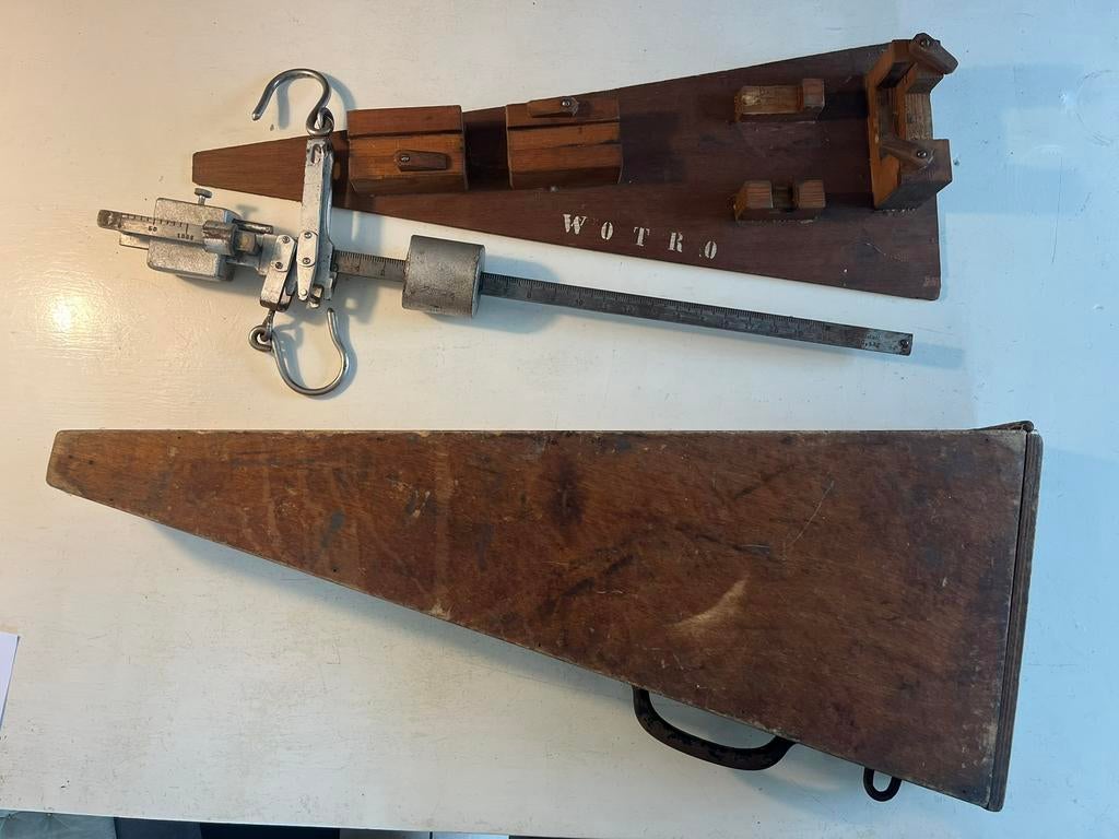 Hangweegschaal van Duitse makelij, Ophalen of Verzenden, Gebruikt, Hangweegschaal, Minder dan 50 kg