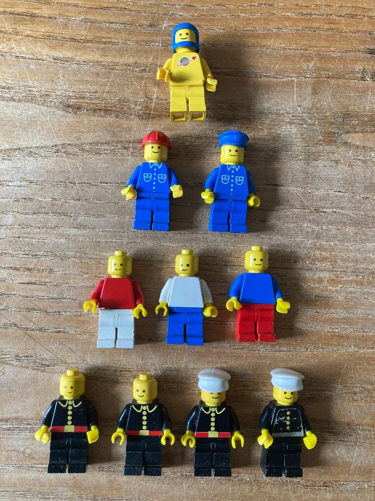 10 Vintage lego poppetjes, Ophalen of Verzenden, Gebruikt, Minifiguur, Lego