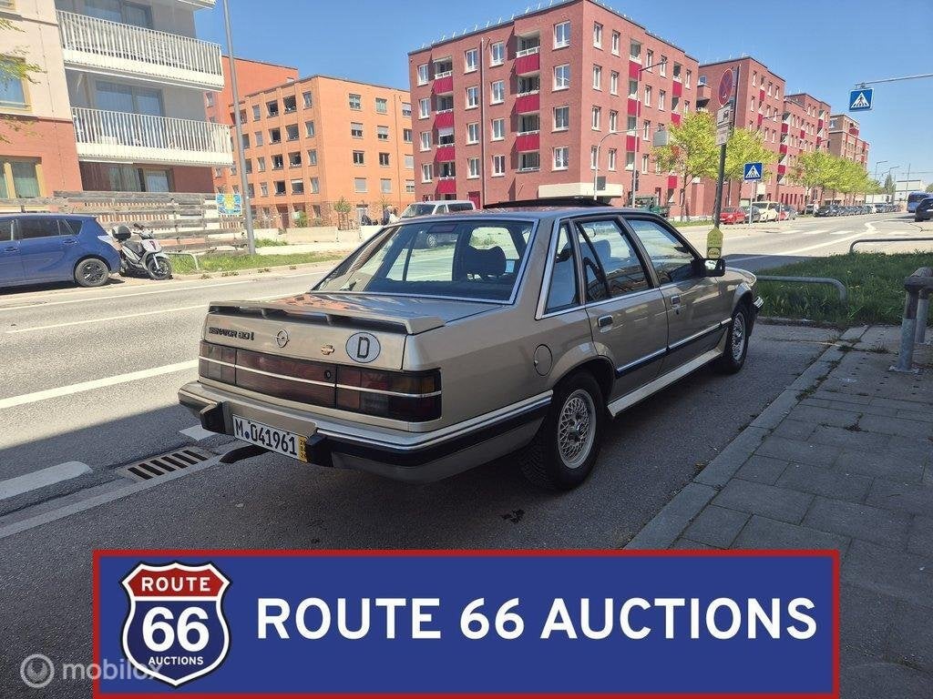 Opel Senator | 1986 | Route 66 Auctions, Overige carrosserieën, Zwart, Bedrijf, Opel