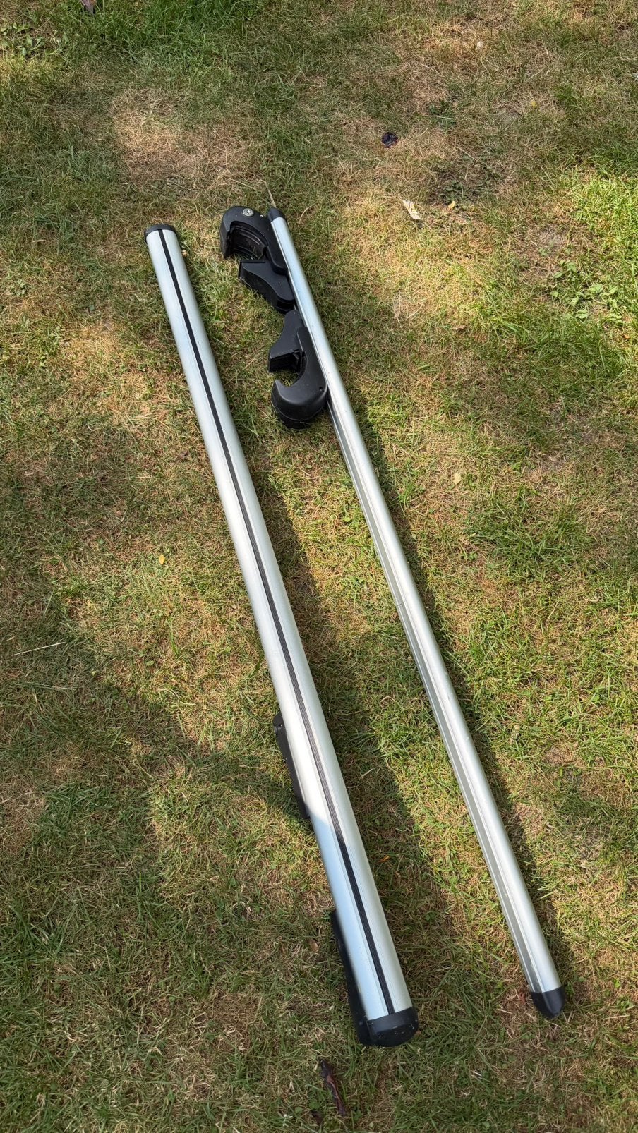 Menabo dakdragers Brio aluminium 120cm, Auto diversen, Dakdragers, Ophalen, Zo goed als nieuw