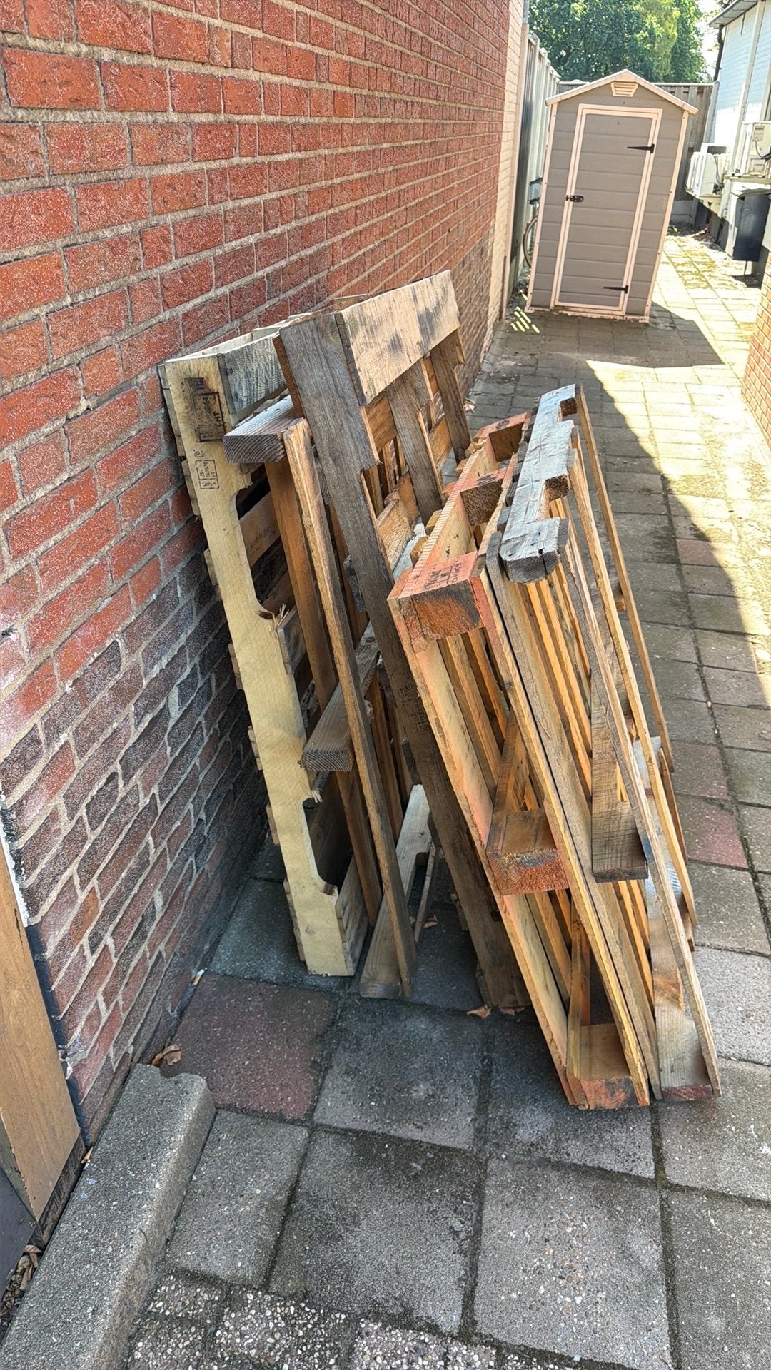 6 pallets GRATIS OP TE HALEN, Ophalen of Verzenden, Zo goed als nieuw, Pallet, Minder dan 200 cm