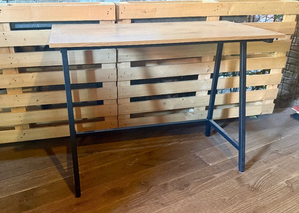 Bureautje thuiswerkplek 100x50x76 cm hoog. 50€, Huis en Inrichting, Bureaus, Ophalen, Gebruikt
