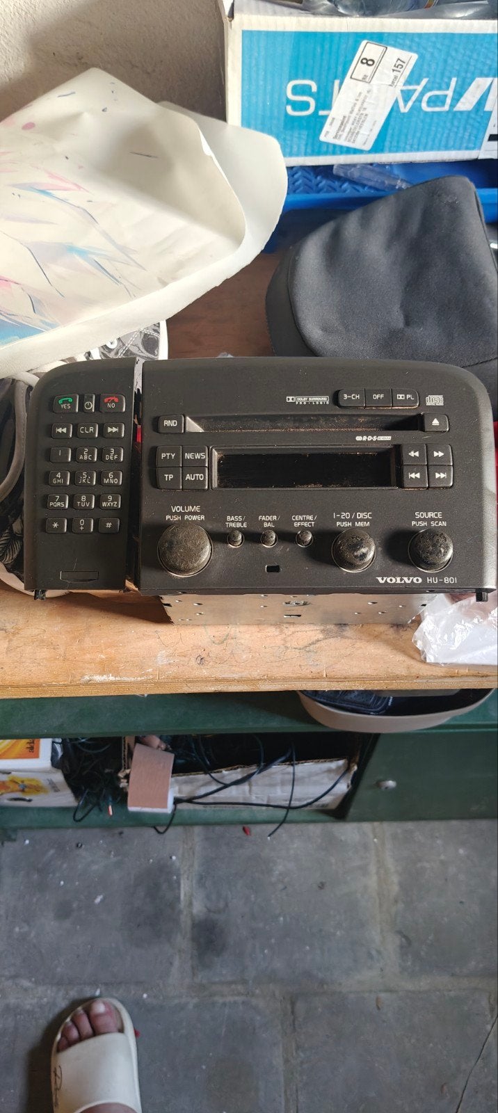 Autoradio Volvo S80 2002 - HU-801 met GSM module, Auto diversen, Autoradio's, Gebruikt, Ophalen of Verzenden