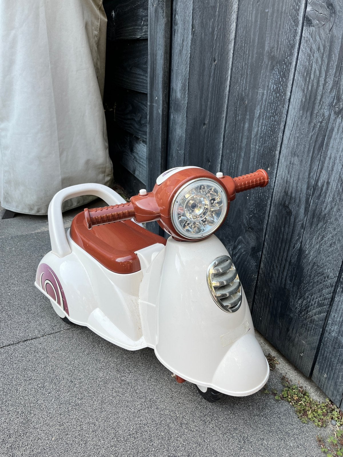 Retro loopscooter incl licht & geluid, Ophalen, Gebruikt, Loopvoertuig