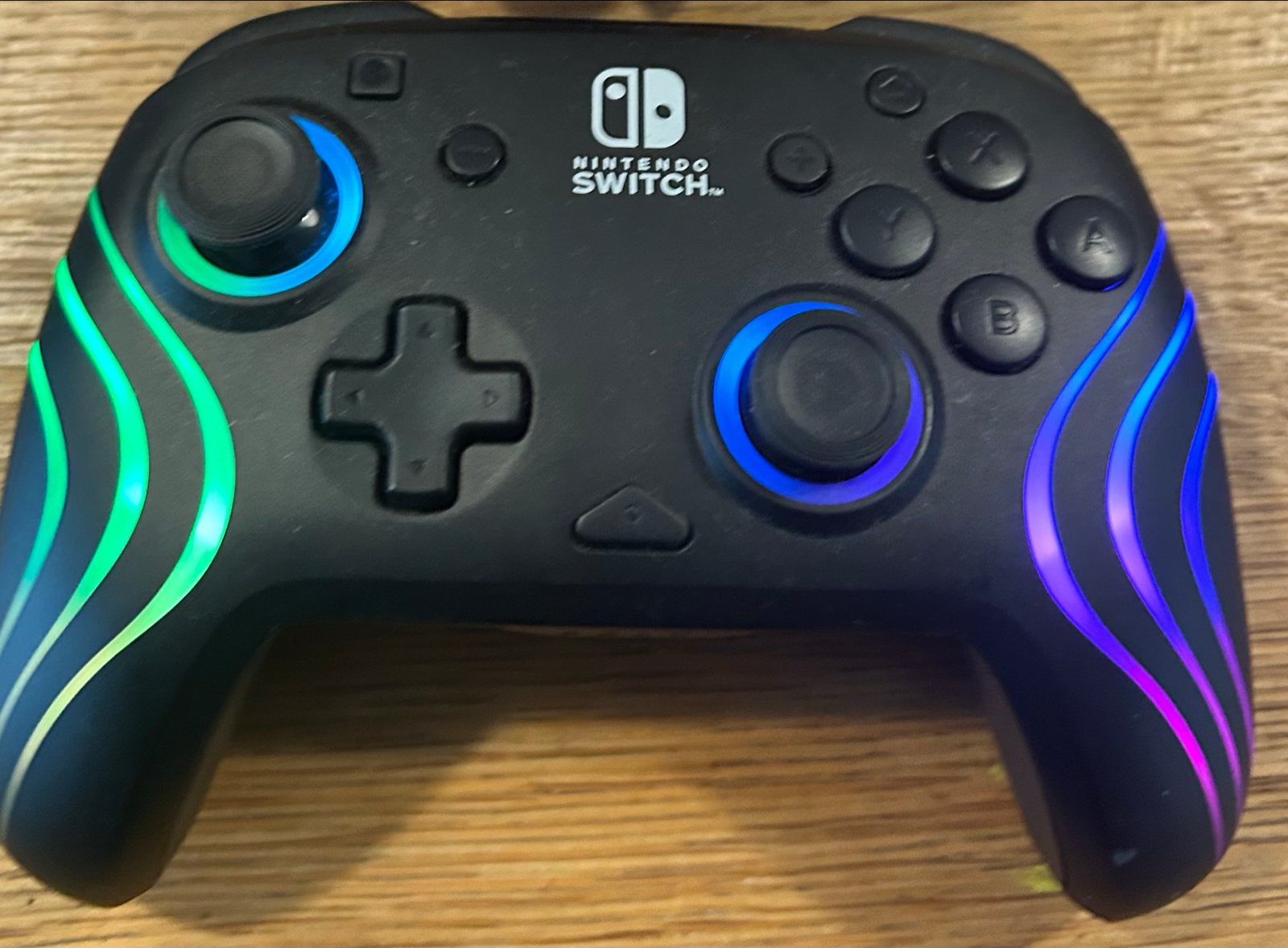 Nintendo Switch Controller PDP Afterglow Wave met back butto, Ophalen of Verzenden, Zo goed als nieuw, Met 1 controller, Switch OLED
