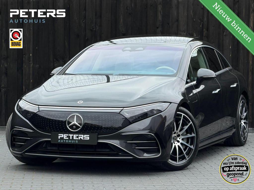 Mercedes EQS 450+ AMG Line 108 kWh| Vol opties| BTW| 1e eig., Automaat, Achterwielaandrijving, 4 stoelen, Leder