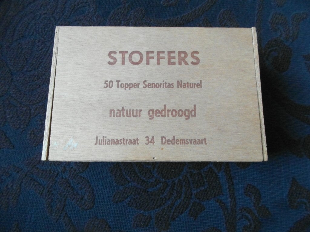 Senoritas Naturel sigarendoos, Ophalen of Verzenden, Tabaksdoos of Verpakking