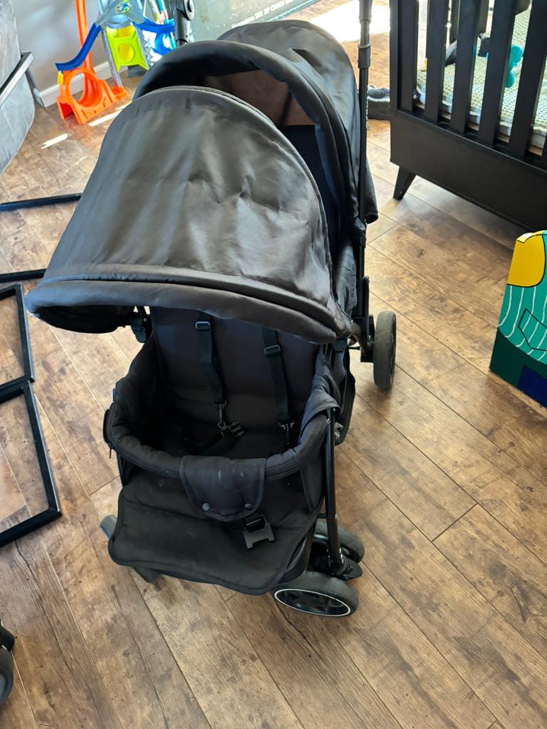 Deryan duo buggy, Ophalen, Gebruikt, Verstelbare rugleuning