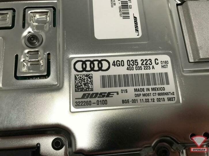audi a6 a7 4g a8 4h bose versterker 4g0035223c, Gebruikt, AUDI AG, Auto-Union-Strasse 1
85045  Ingolstadt, DE, Kundenbetreuung@audi.de