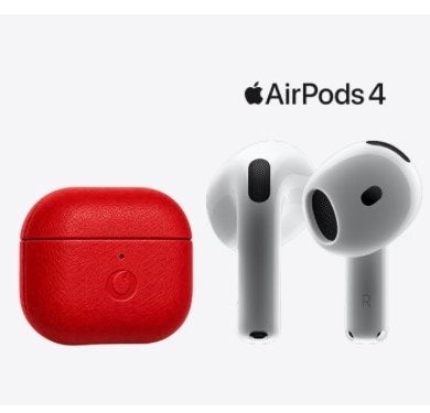 AirPods 4 met exclusieve rode case (Nieuw in doos), In-ear, Bluetooth, Nieuw, Ophalen of Verzenden