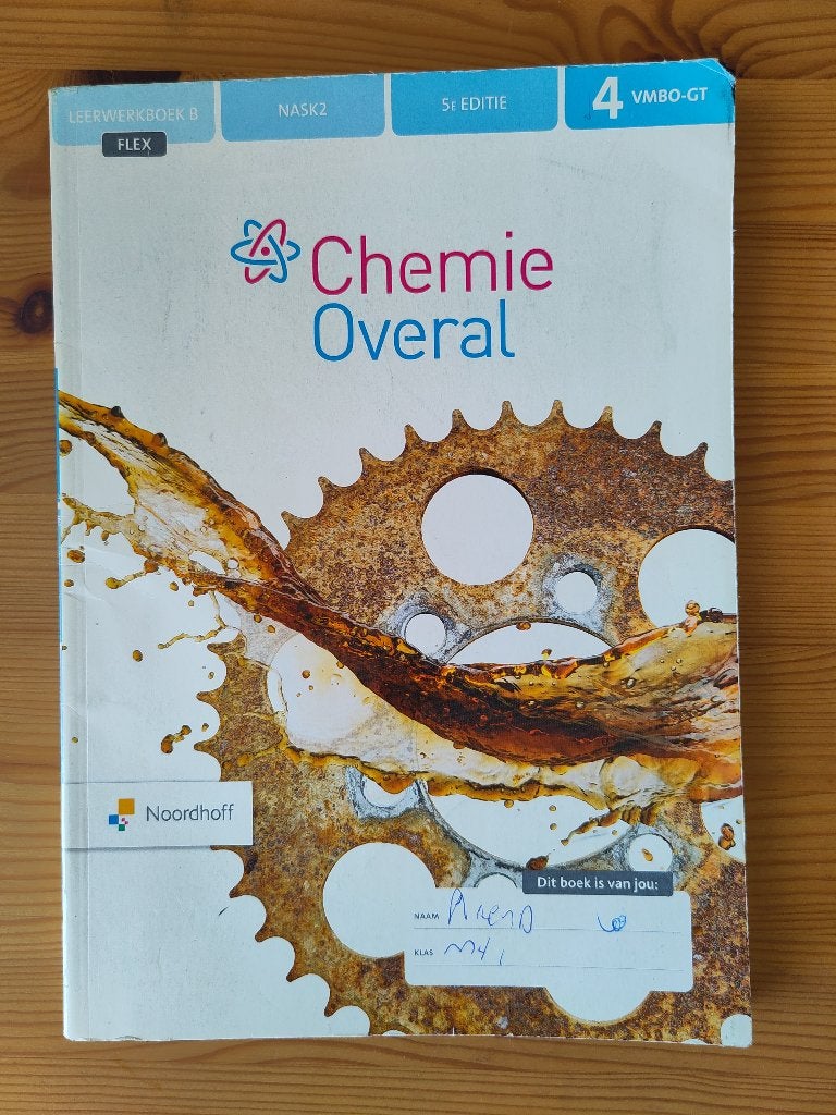Chemie Overal NaSk 2 Leerwerkboek B, Ophalen of Verzenden, Gelezen, VMBO, Scheikunde