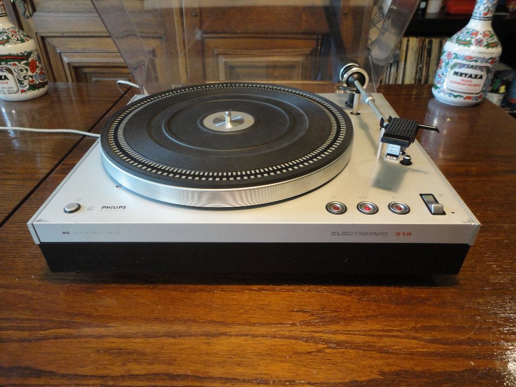 Philips 312 Platenspeler, Philips, Gebruikt, Automatisch, Ophalen of Verzenden