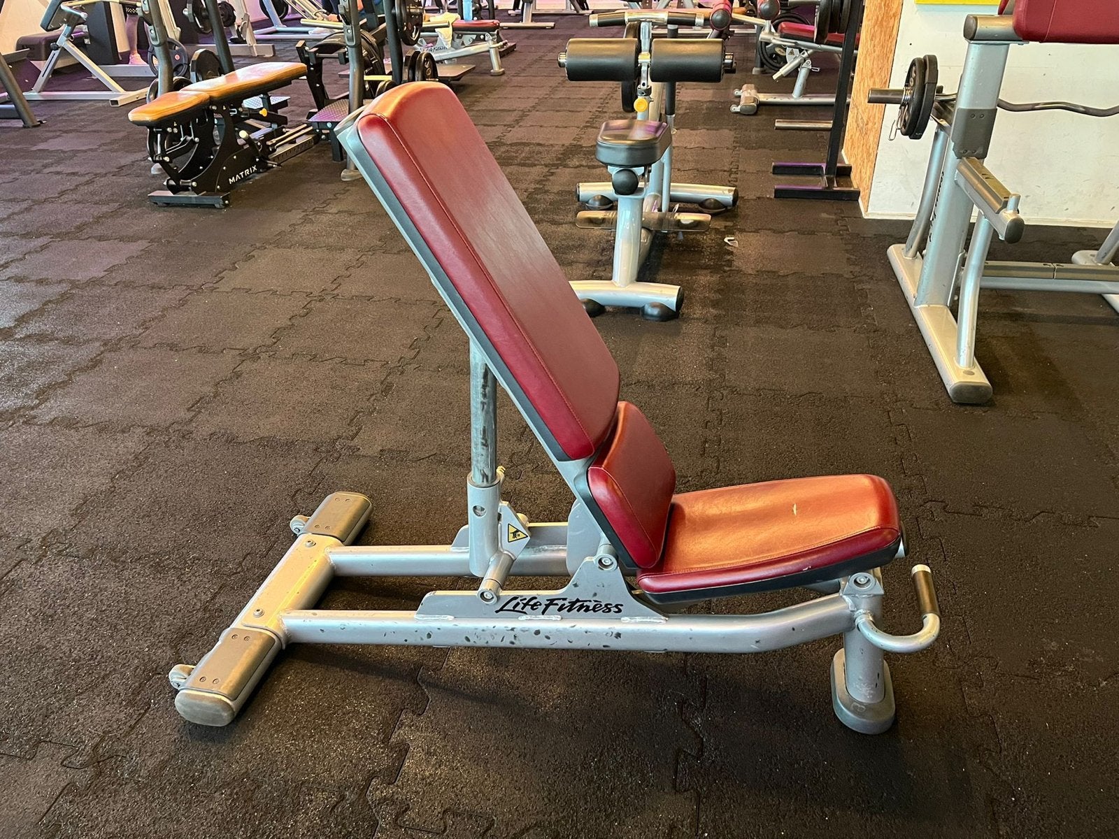LifeFitness Verstelbare Fitnessbank - Topkwaliteit Bench, Ophalen, Gebruikt, Lifefitness, Lifefitness