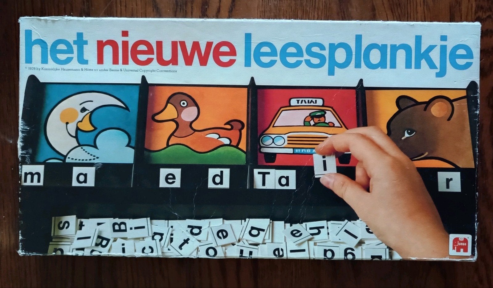 Het Nieuwe Leesplankje - Vintage Spel uit de Jaren '70, Een of twee spelers, Ophalen of Verzenden, Gebruikt, Jumbo